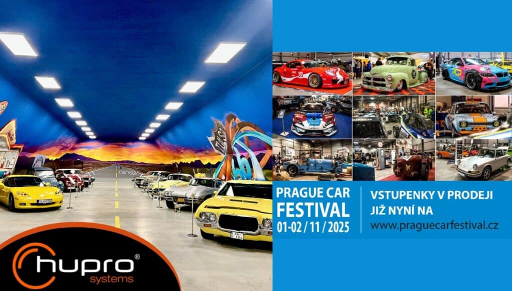 PRAGUE CAR FESTIVAL 2025 HUPRO SYSTEMS SE