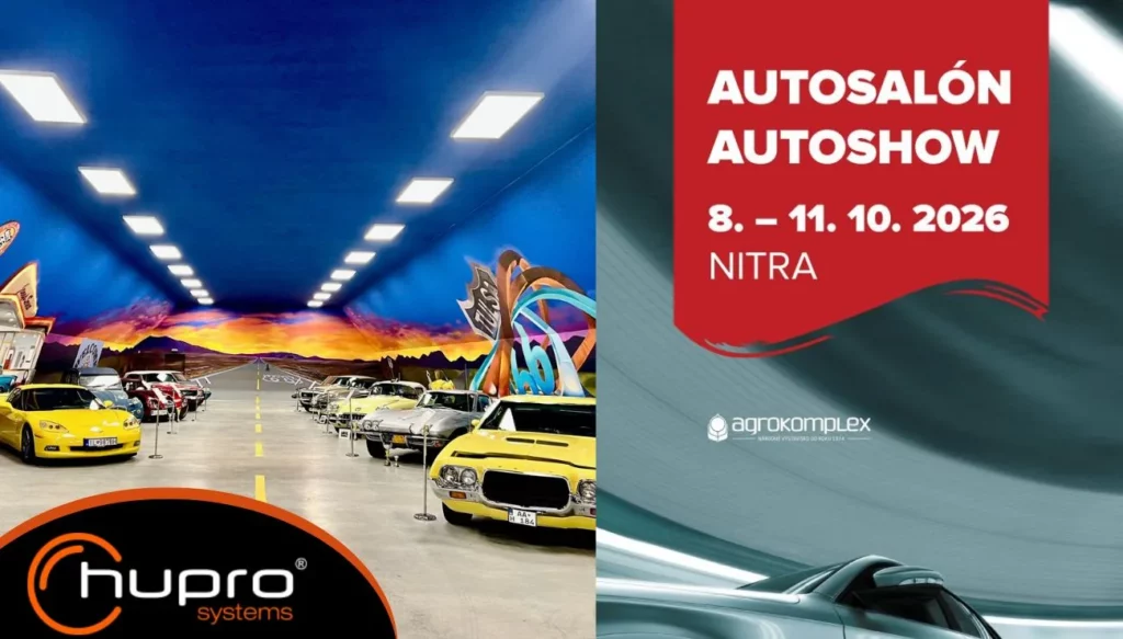 Autosalón Autoshow Nitra 2026 v Agrokomplexe Nitra a automobilová hala HUPRO SYSTEMS SE